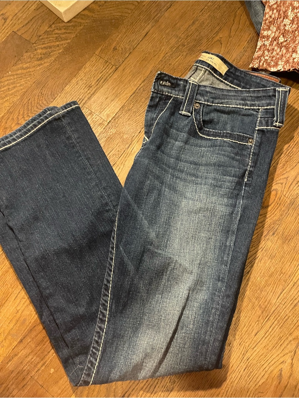 Big Star Women's Faded Dark Blue Boot Cut Jeans